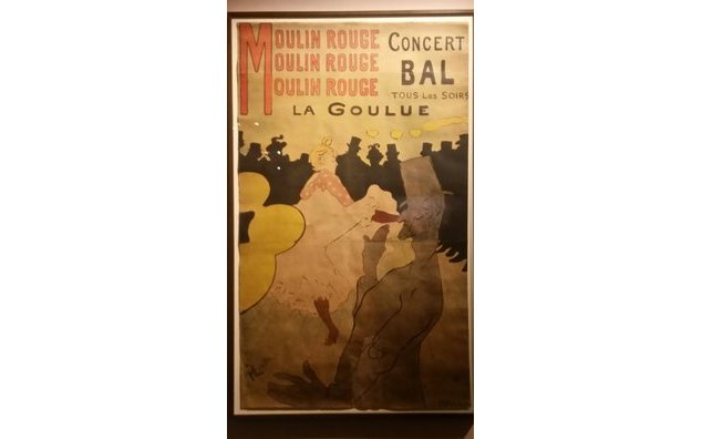 Au vernissage de l'exposition Toulouse Lautrec